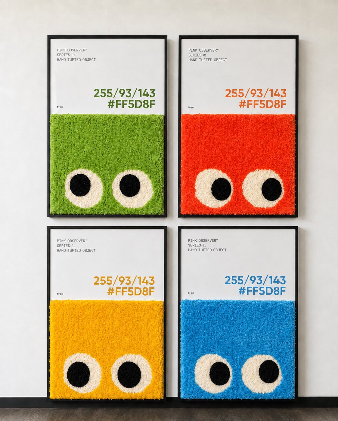 Observer Series — déclinaisons couleurs